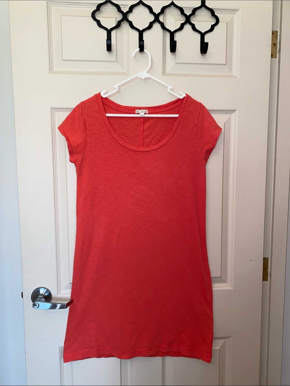 GAP Coral Cotton Mini Dress